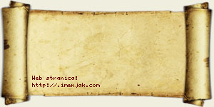 Jasmina Nenadović vizit kartica